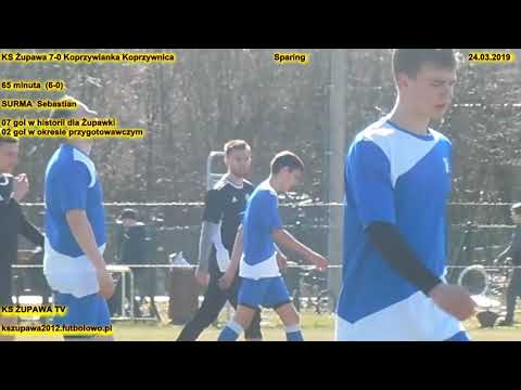 Sparing: KS Żupawa 7-0 Koprzywianka Koprzywnica (6-0 Surma Sebastian) 24.03.2019
