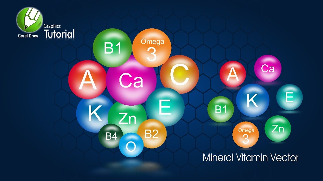 Mineral Vitamin Vector CorelDraw Tips