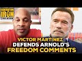 Victor Martinez Defends Arnold Schwarzenegger's Freedom Comments