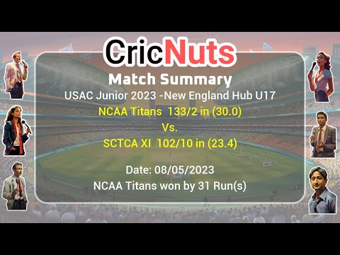 NCAA Titans vs SCTCA XI - 08/05/2023 - USAC Junior 2023 -New England Hub U17-USAC Junior 2023 -New