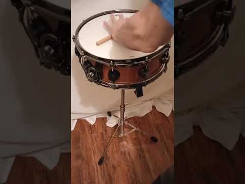 DW (c video) CUSTOM CINNAMON RAISIN LACQUER SNARE DRUM FREE SHIP TO C-USA! image 13