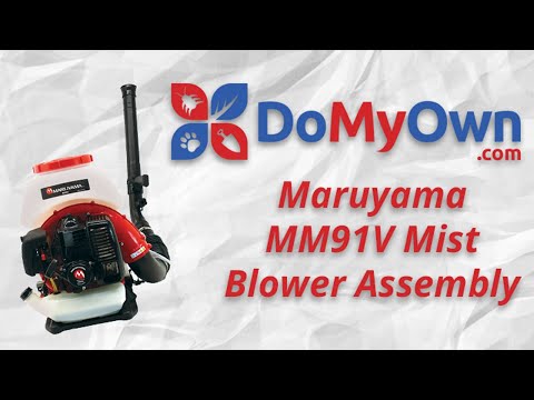  Maruyama MM91V Mist Blower Assembly Video 