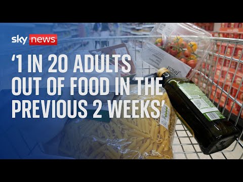 Cost of Living: One in 20 adults ran out of food in the previous two weeks- ONS