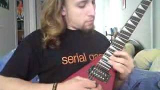 DRAGONLAND - Storming across heaven - Guitar solo cover - by Tony SH