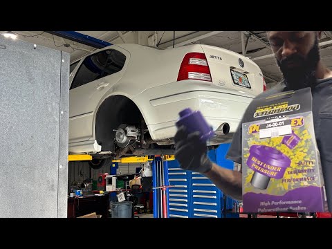 Polyurethane Powerflex Rear Axle Beam Bushings | Volkswagen MK4 Jetta 1.8T