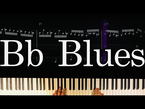 Bb Blues Jazz Piano Solo (+PDF)