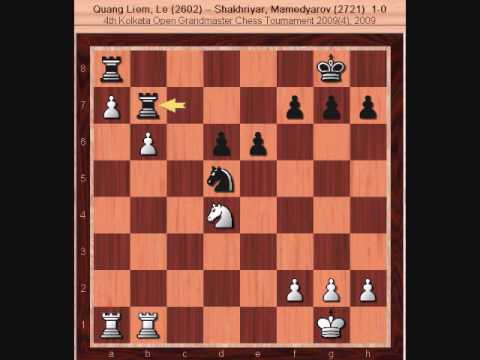 GM Le, Quang Liem 4th Kolkata Open Chess Tourney 2009 part 1/2