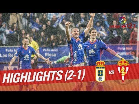 Resumen de Real Oviedo vs Sporting de Gijón (2-1)