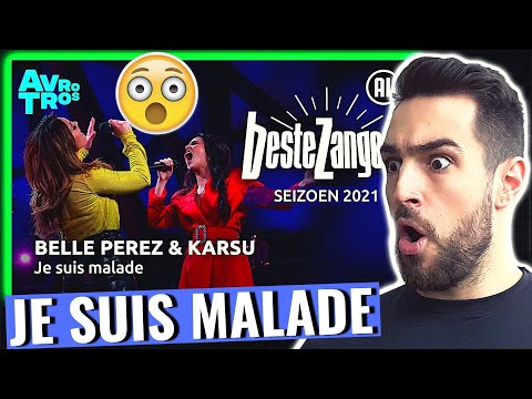 Karsu & Belle Perez - Je suis malade | Beste Zangers 2021║REACTION!