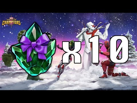 10 Greater Gifting Crystal Opening!!! Marvel Contest of Champions