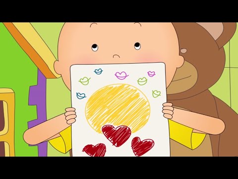 Funny Animated cartoons Kid | Caillou's VALENTINE COMPILATION | WATCH ONLINE | Videos For Kids