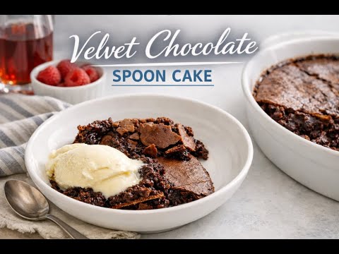 Velvet Chocolate Spoon Cake | Inspired by Ina Garten's Best Recipes