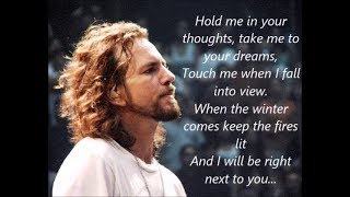 Eddie Vedder - Keep Me In Your Heart (lyrics)
