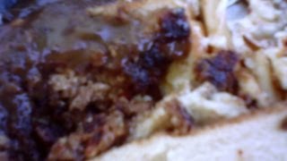 I review The Sunny Side Diner's Meatloaf Sandwich W/Gravy and Their Fresh Cut French Fries