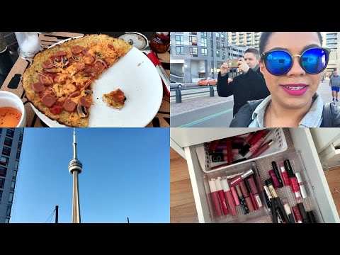 Weekend Vlog! Exploring Toronto, Cauliflower Pizza Crust & Filming! Video