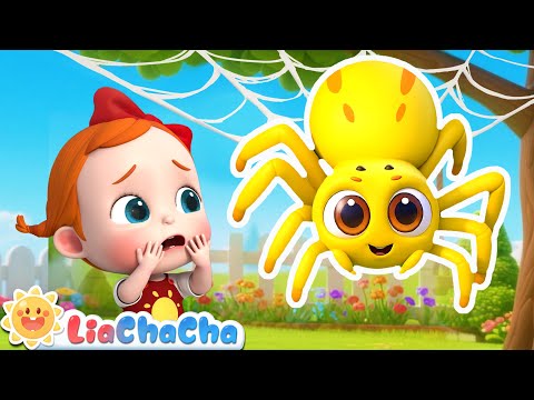 The Itsy Bitsy Spider | EP194 | Learn Animal Songs | Nursery Rhymes & Kids Songs | LiaChaCha