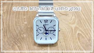 Casio MTP-M305 Unboxing ｜ ムーンフェイズが可愛い腕時計 初めてのセルフコマ詰めに挑戦｜Bracelet Adjustment