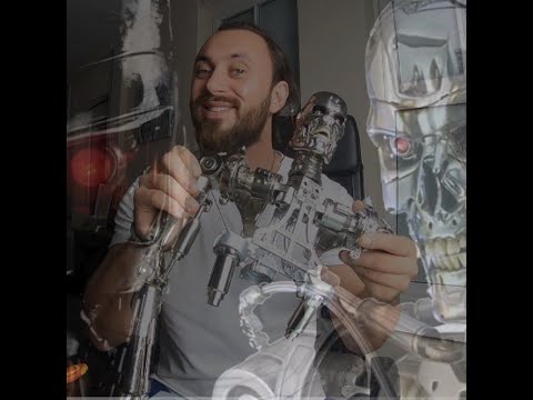 Build the Terminator - Part 40 - Connecting the Head to the Shoulders and Vertebrae