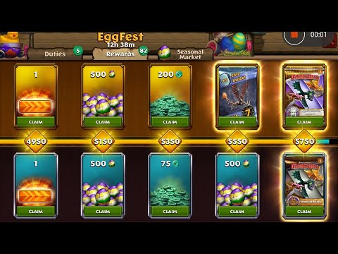 GETTING ALL "EGGFEST" PRIZES - Dragons: Rise of Berk