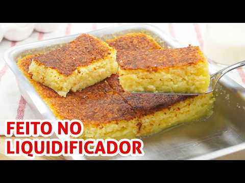 Bolo de Liquidificador: Receita de Bolo Bombocado Cremoso