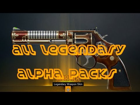 Rainbow Six Siege: All Alpha Packs Legendary Skins Weapons, Head Gear, Charms