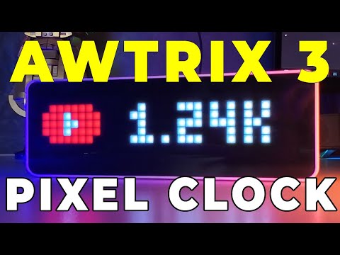 How to run AWTRIX 3 on Ulanzi PIXEL Clock