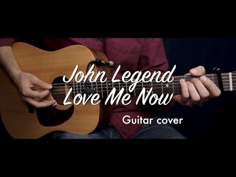Love Me Now - John Legend guitar cover / guitar (lesson/tutorial) w strumming, Chords. /play-along/