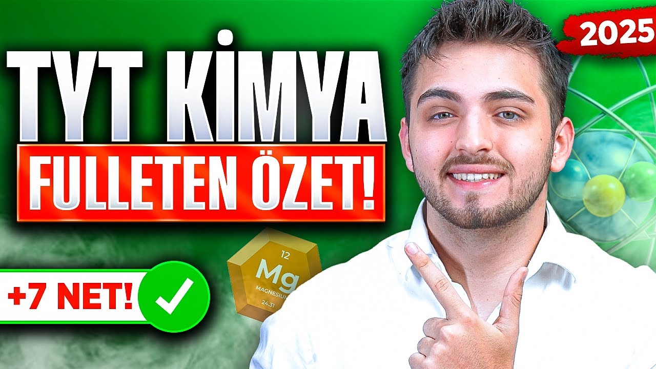 TYT KİMYA FULLETEN SON TEKRAR! 🔥| KESİN GELECEK KONULAR