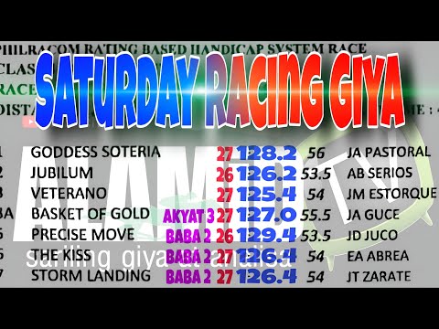 MMTCI Saturday Racing Giya - ALAMiDTV | January 10, 2026 7 races 3pm starts.