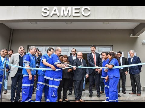 Urtubey inauguró el edificio del Servicio de Atención Médica para Emergencias y Catástrofes