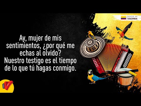 No Dudes De Mí, Los Diablitos, Video Letra - Sentir Vallenato