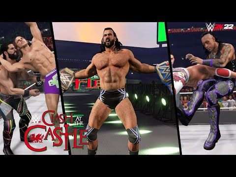 WWE 2K22: Clash at the Castle 2022 Full Show Prediction Highlights