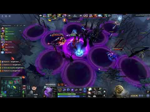 20sec chain stun, Team elephant deleted Secret matumbaman's Faceless void killed him 2 time