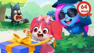 Download lagu Jangan Pergi ke Tempat Terpencil Sendirian 🎁🎀| Kepala Polisi Labrador | BabyBus Bahasa Indonesia mp3