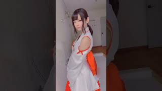 【TikTok】襟元から見えちゃってるよ❤  #TikTok#shorts#巫女服#巫女#渡月橋#倉木麻衣#エロい#胸元#襟元#R指定#R18#18禁#横乳#おかず#推し#おすすめ