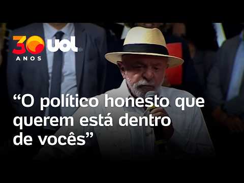 Lula: ‘Quando chegarem à conclusão de que todo político é ladrão, entrem vocês para a política’