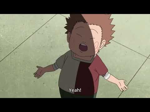 Naruto & his first friends shikamaru and choji