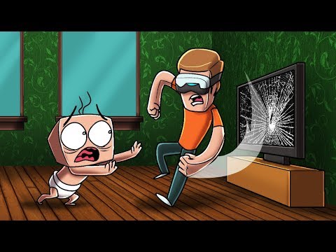 Atlantic Craft - Minecraft - Minecraft - VIRTUAL REALITY FAILS! (Who's Your Daddy)