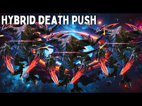 GIANT HYBRID MASS BC DEATH PUSH - Weekly Brawl [Starcraft 2 Direct Strike]