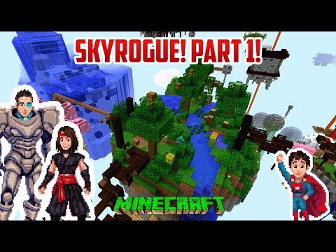 Minecraft: SKYROGUE! PART 1! HUGE Complete the Monument Mod/Map