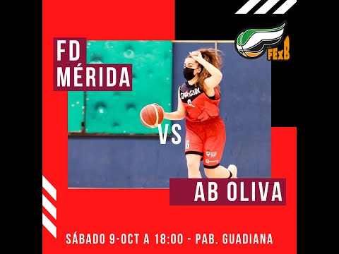 Temp. 21/22 - J1 - Mérida Femenino 37 vs AB Oliva 65