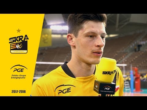 Srećko Lisinac post-match interview after PGE Skra - Dynamo Moskwa 3:1