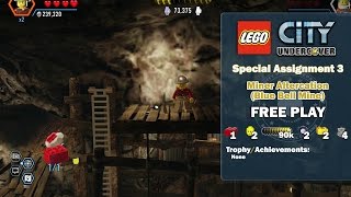 Lego City Undercover: Special Assignment 3 Miner Altercation (Blue Bell Mine) FREE PLAY - HTG