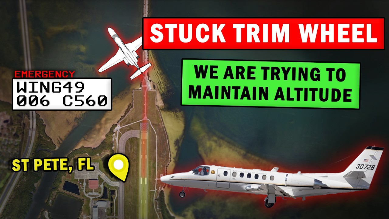 U.S. Army Plane Emergency Returns due to Stuck Trim on Takeoff