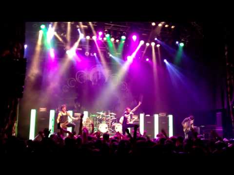 August Burns Red - Leveler & Matt Greiner Drum Solo [Winter Tour 2012 - Houston, TX] *1080p*