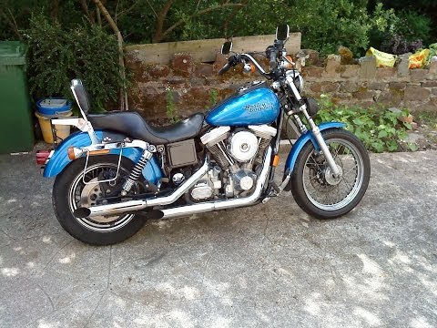 Harley Dyna Glide EVO 1340 Drive Belt replacement.