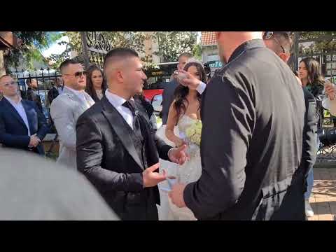 VENČANJE Mirka Šijana i Rodićke: Veljko Ražnatović i Bogdana imali saobraćajku pre crkve