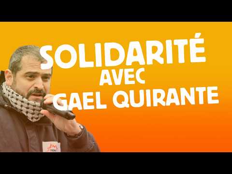 Solidarité avec Gael Quirante et les militants de la Poste !