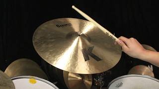 Video thumbnail for Zildjian 20" K Crash Ride - 2187g by The Drum Shop - Portland, Maine