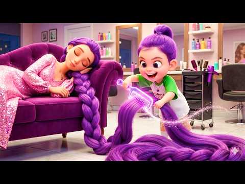 😱⚡ Naughty Rumi Cut Mom’s Hair to Get the Teddy Bear of Her Dreams! 🧸💔